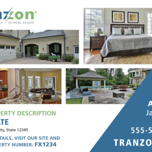 Tranzon Postcard 9×6 – Photo Showcase Edition (4-Photo Layout)